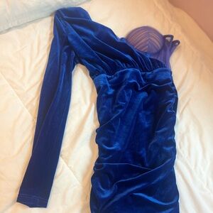 Blue miss circle dress